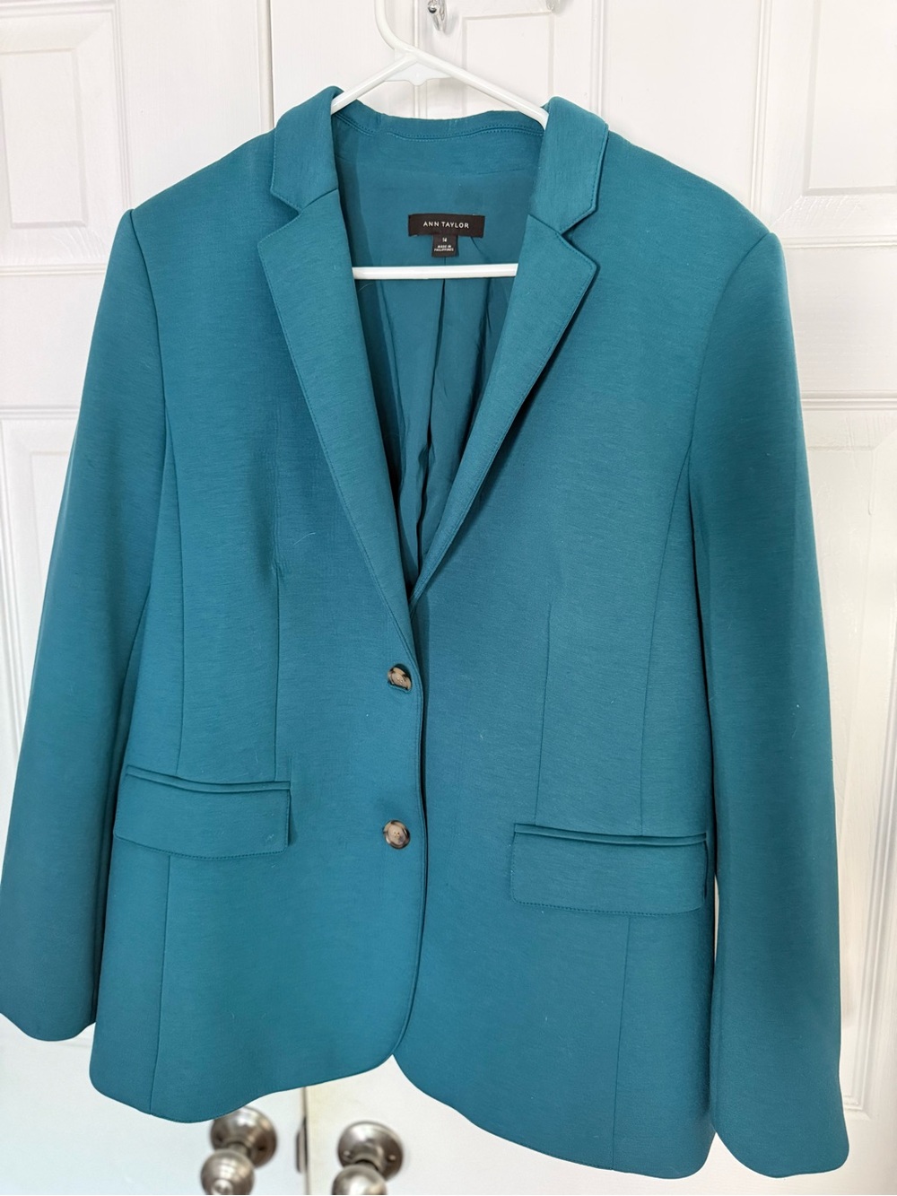 Ann Taylor Teal Tailored Women's Blazer